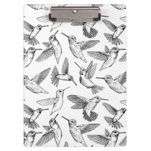 Hummingvögel Klemmbrett (Vorderseite)