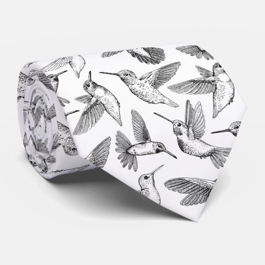 Hummingvögel Krawatte (Gerollt)
