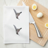 Hummingvogel Küchentuch (Viertel Falte)