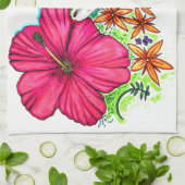 Hummingvogel Küchentuch (Gefaltet)