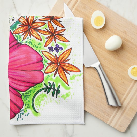 Hummingvogel Küchentuch (Viertel Falte)