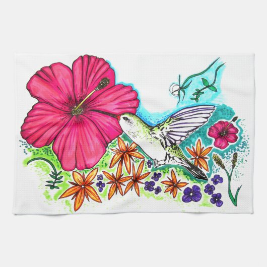 Hummingvogel Küchentuch (Horizontal)