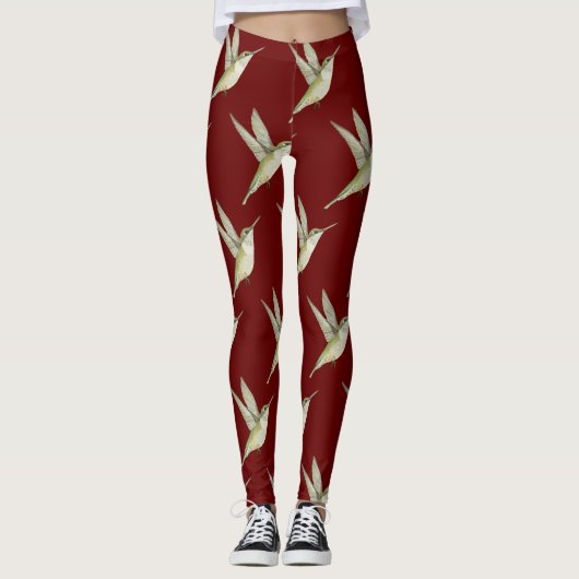 Hummingvogel Leggings (Vorderseite)