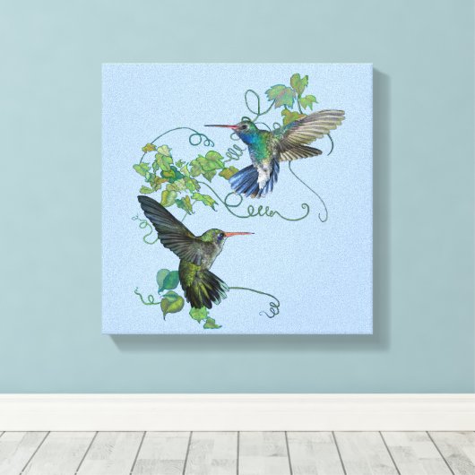 Hummingvogel Leinwanddruck (Insitu (Holzboden))