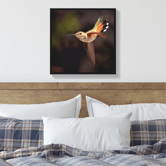 Hummingvogel Leinwanddruck (Insitu (Schlafzimmer))