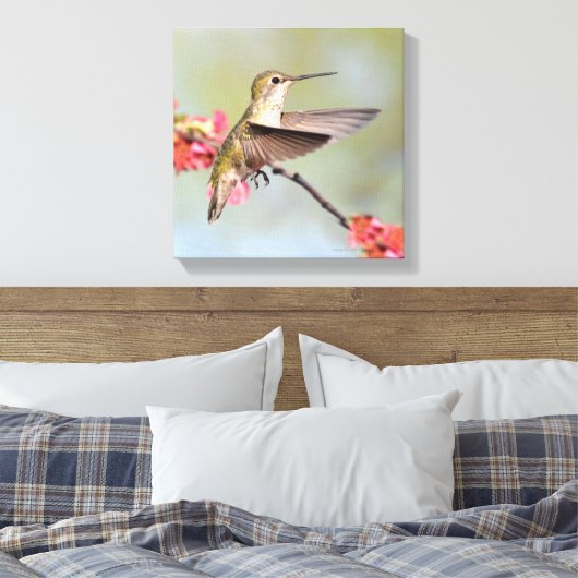 Hummingvogel Leinwanddruck (Insitu (Schlafzimmer))