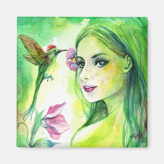 Hummingvogel Magnet (Vorne)