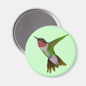 Hummingvogel Magnet (Vorderseite/Rückseite)