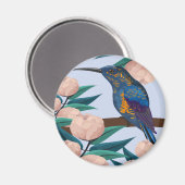 Hummingvogel Magnet (Vorderseite/Rückseite)