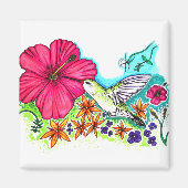 Hummingvogel Magnet (Vorne)