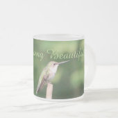 Hummingvogel Mattglastasse (VorderseiteRechts)