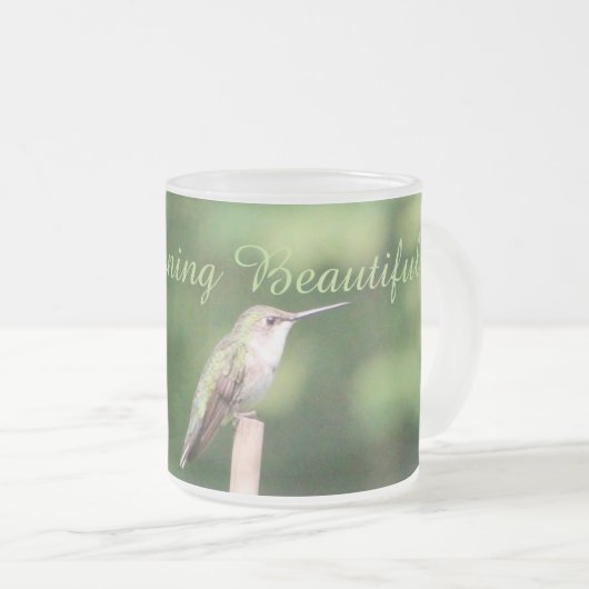 Hummingvogel Mattglastasse (VorderseiteRechts)