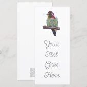 Hummingvogel Menükarte (Vorne/Hinten)