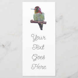 Hummingvogel Menükarte