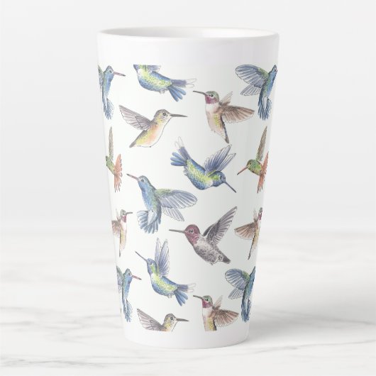 Hummingvögel Milchtasse (Vorderseite)