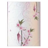 HummingVögel mit Dogwoods Tischdecke (Vorderseite)