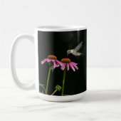 Hummingvogel mit Gärtnerblume Kaffeetasse (Links)