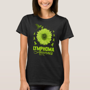 Hummingvogel mit Sonnenblumen Lymphom Aufklärungsm T-Shirt
