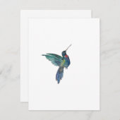 Hummingvogel Mitteilungskarte (Vorne/Hinten)