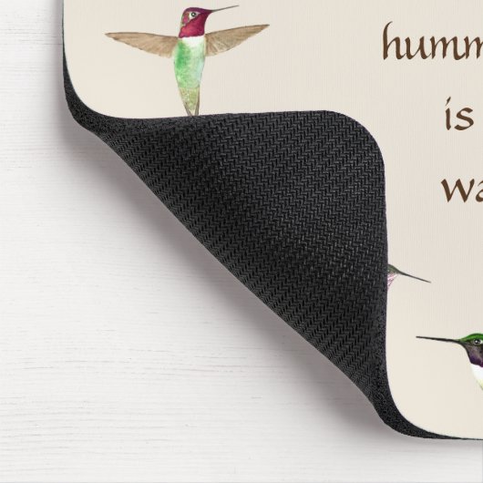 Hummingvogel Mousepad (Ecke)