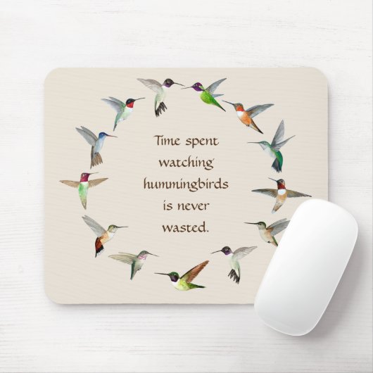 Hummingvogel Mousepad (Mit Mouse)