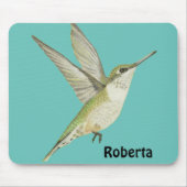Hummingvogel Mousepad (Vorne)