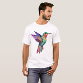 Hummingvogel, Natur T-Shirt (Vorne ganz)