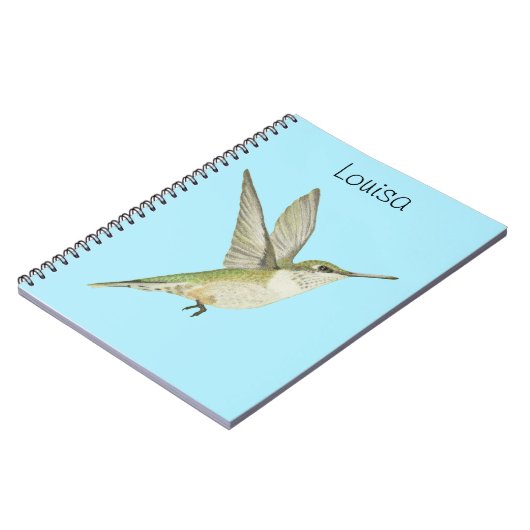 Hummingvogel Notizblock (Linke Seite)