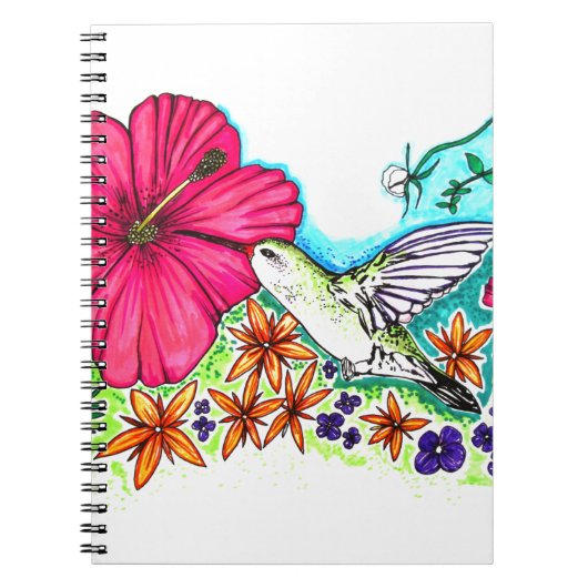 Hummingvogel Notizblock (Vorderseite)