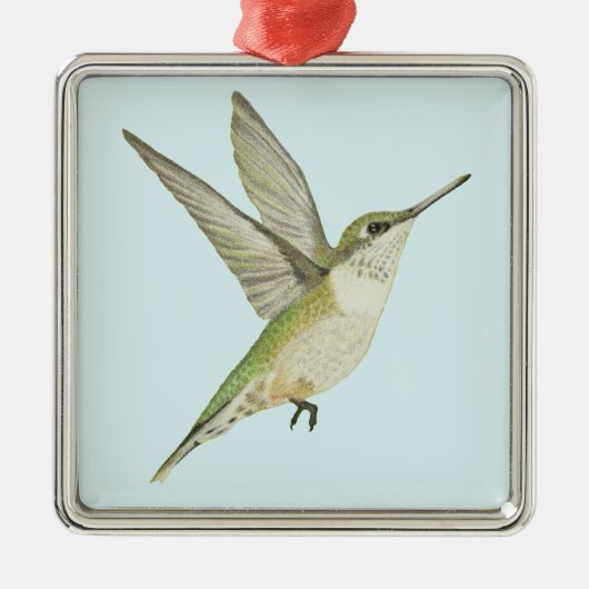 Hummingvogel Ornament Aus Metall (Vorne)