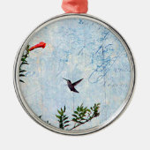 Hummingvogel Ornament Aus Metall (Vorne)