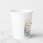 Hummingvogel Pappbecher (Rechts)