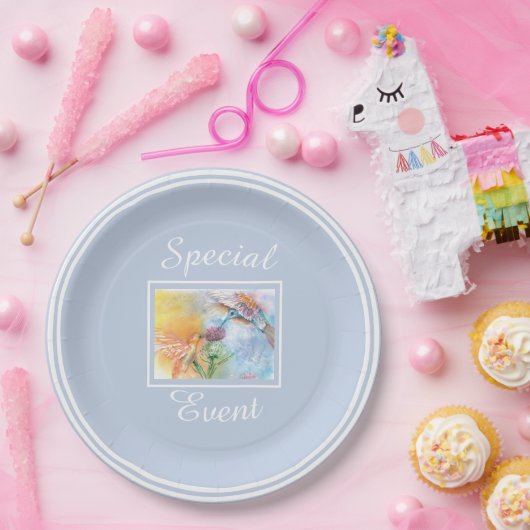 Hummingvögel Pappteller (Party)