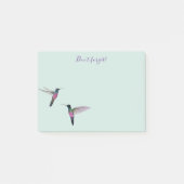 Hummingvogel Post-it Klebezettel (Vorderseite)