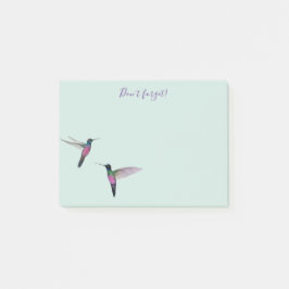 Hummingvogel Post-it Klebezettel
