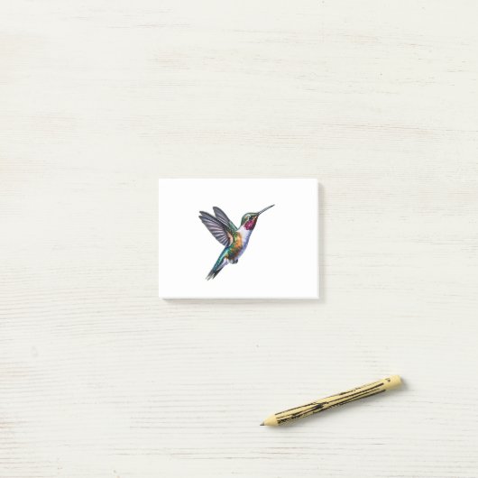 Hummingvogel Post-it Klebezettel (Auf Schreibtisch)