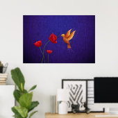 Hummingvogel Poster (Heimbüro)