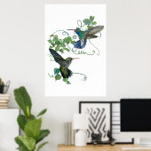Hummingvogel Poster (Heimbüro)