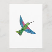 Hummingvogel Postkarte (Vorderseite)