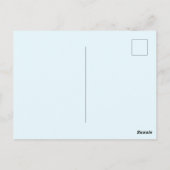 Hummingvogel Postkarte (Rückseite)