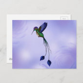 Hummingvogel Postkarte (Vorne/Hinten)