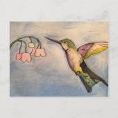 Hummingvogel Postkarte (Vorderseite)
