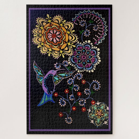 Hummingvogel Puzzle (Vertikal)