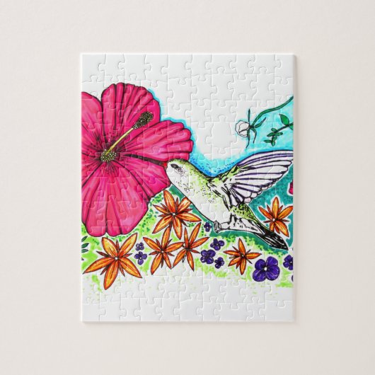 Hummingvogel Puzzle (Vertikal)