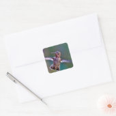 Hummingvogel Quadratischer Aufkleber (Umschlag)