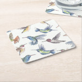 Hummingvögel Rechteckiger Pappuntersetzer (angewinkelt)