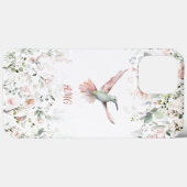 Hummingvogel, Rosen mit rosa Rosen, Grünflächen Case-Mate iPhone Hülle (Rückseite (Horizontal))