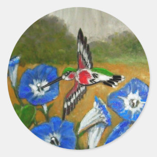 Hummingvogel Runder Aufkleber