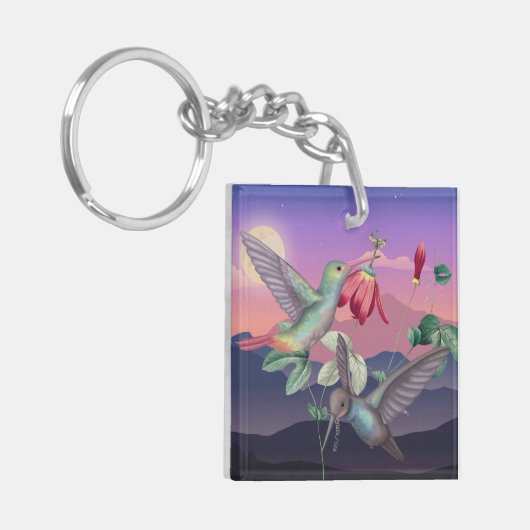 Hummingvögel Schlüsselanhänger (Vorderseite links)