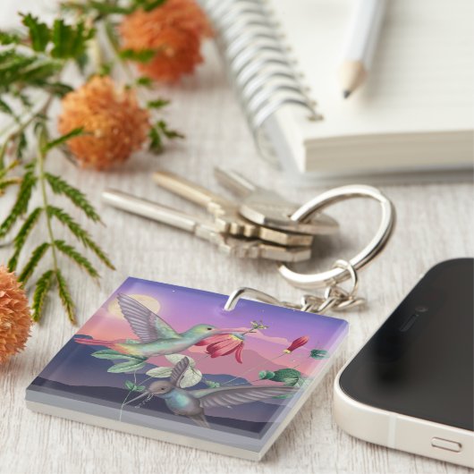 Hummingvögel Schlüsselanhänger (Vorderseite rechts)